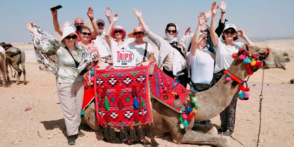 Trips in Egypt Client at Giza Pyramids - Trips in Egypt