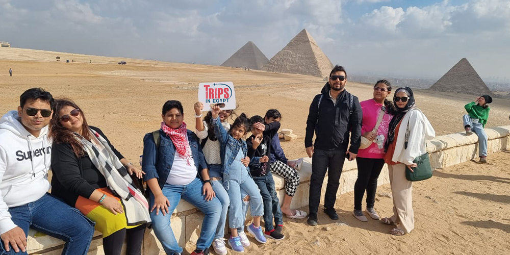 Trips in Egypt Client at Giza Pyramids Area - Trips in Egypt
