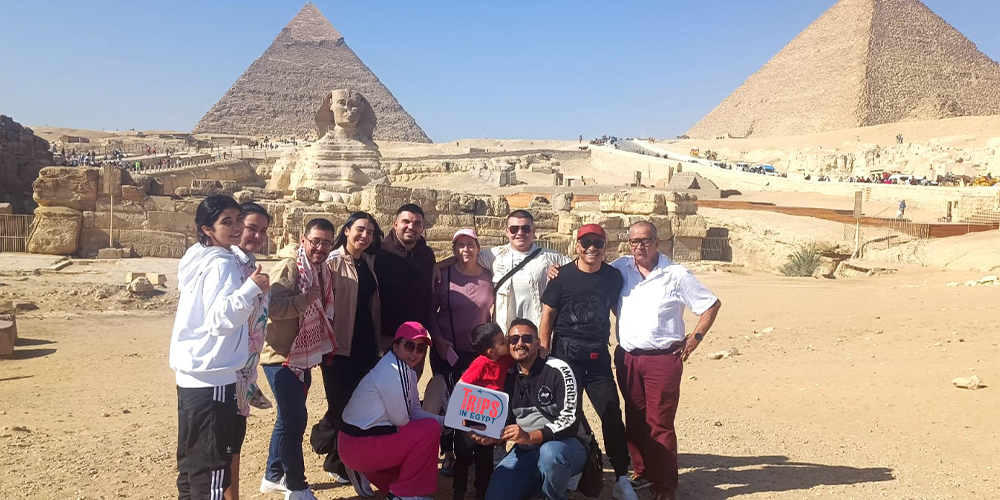 Trips in Egypt Client at Giza Pyramids Area - Trips in Egypt