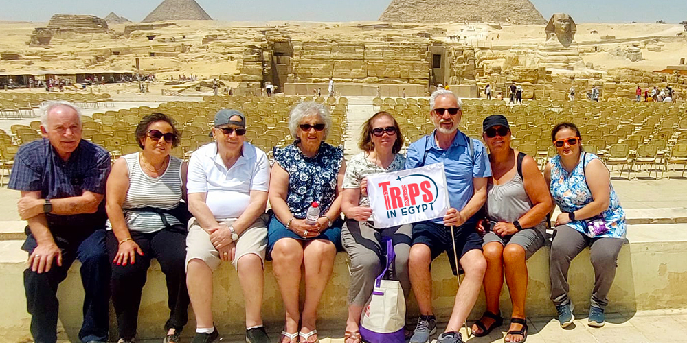 Trips in Egypt Client at Giza Pyramids Complex - Trips in Egypt