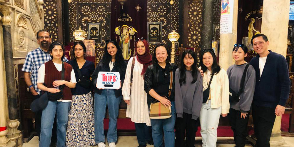 Trips in Egypt Client at Hanging Church - Trips in Egypt