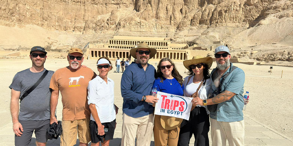 Trips in Egypt Client at Hatshepsut Temple - Trips in Egypt