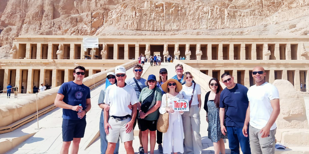Trips in Egypt Client at Hatshepsut Temple - Trips in Egypt