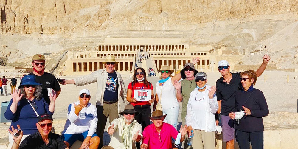 Trips in Egypt Client at Hatshepsut Temple - Trips in Egypt