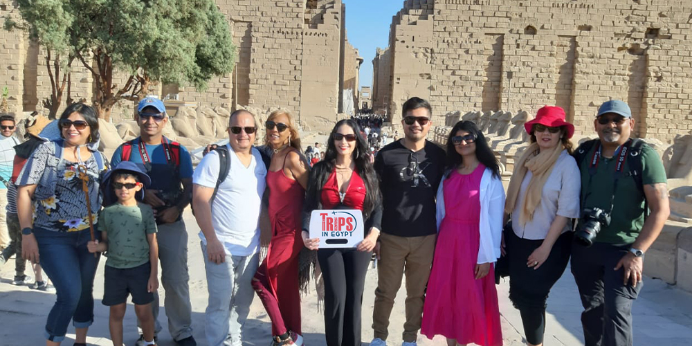 Trips in Egypt Client at Karnak Temple - Trips in Egypt