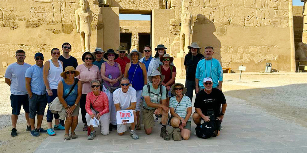 Trips in Egypt Client at Karnak Temple - Trips in Egypt