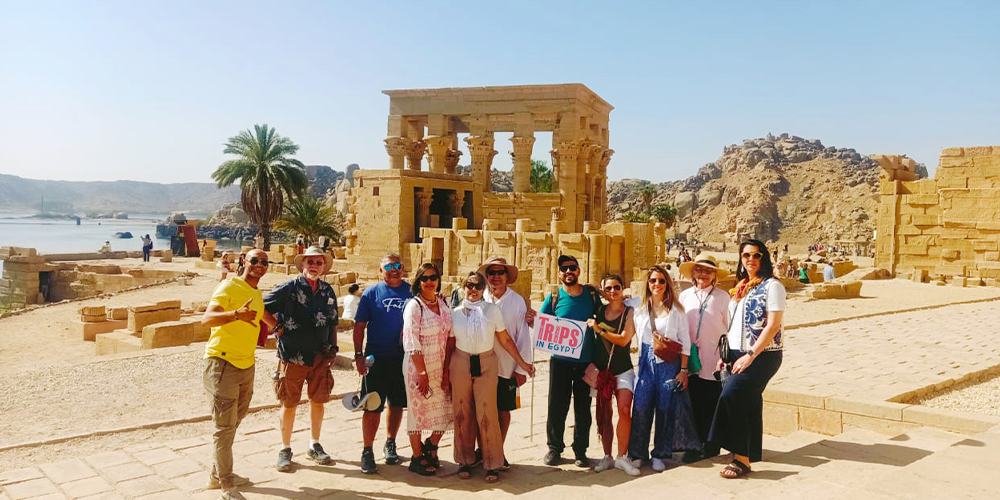 Trips in Egypt Client at Philae Temple - Trips in Egypt