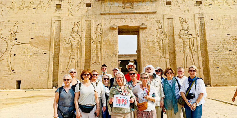 Trips in Egypt Client at Philae Temple - Trips in Egypt