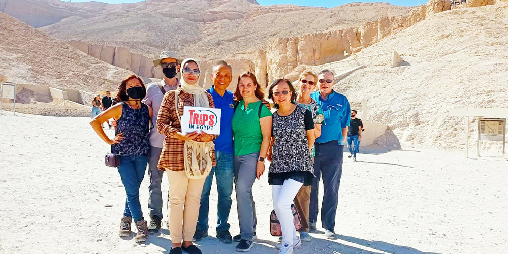 Trips in Egypt Client at Valley of the Kings - Trips in Egypt