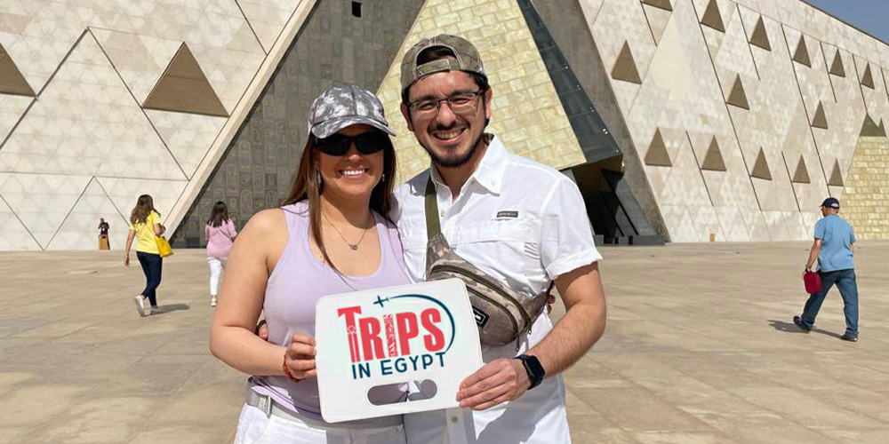 Trips in Egypt Client at Greand Egyptian Museum - Trips in Egypt