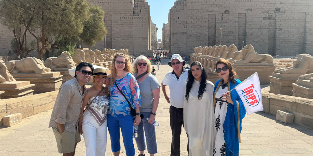 Trips in Egypt Client at Karnak Temple - Trips in Egypt