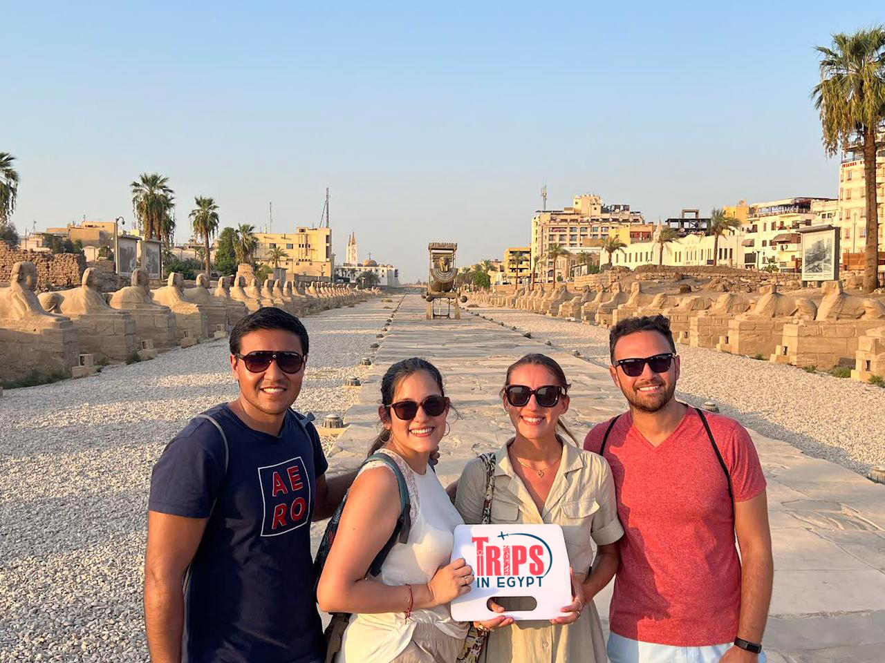 Trips in Egypt Client at Luxor Temple - Trips in Egypt