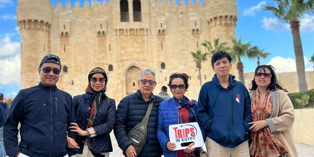 Trips in Egypt Client at Qaitbay Citadel - Trips in Egypt