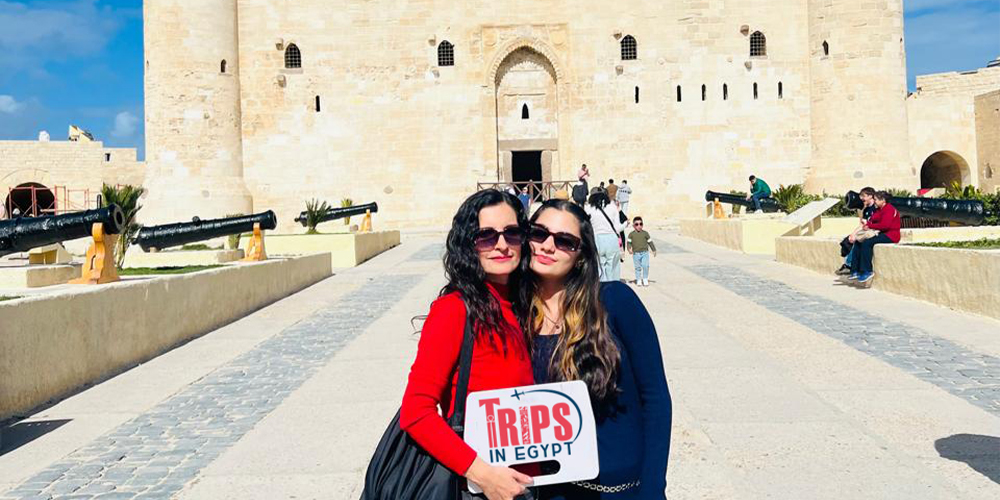 Trips in Egypt Client at Qaitbay Citadel - Trips in Egypt