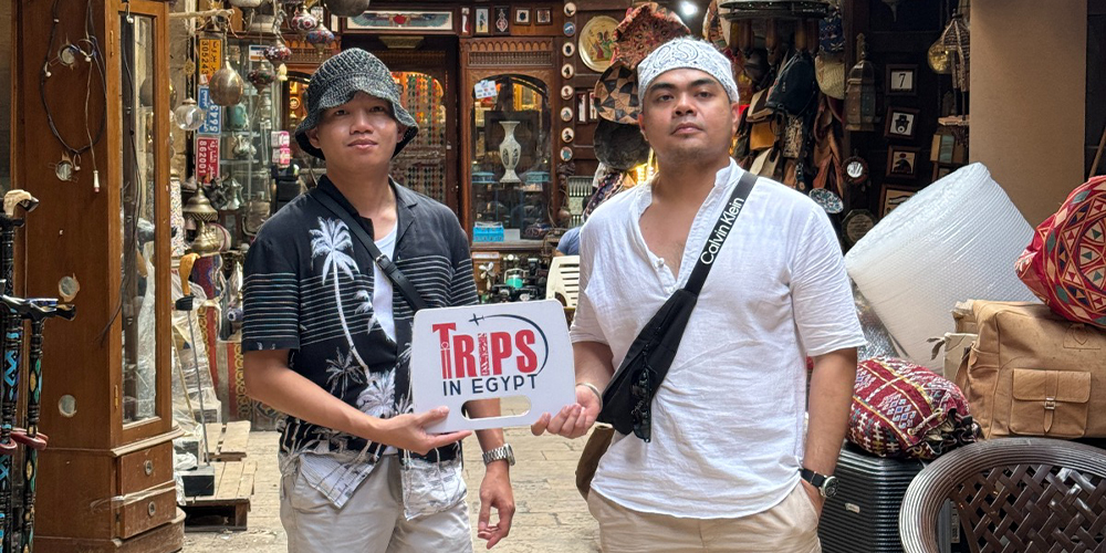 Trips in Egypt Client at the Khan El Khalili - Trips in Egypt