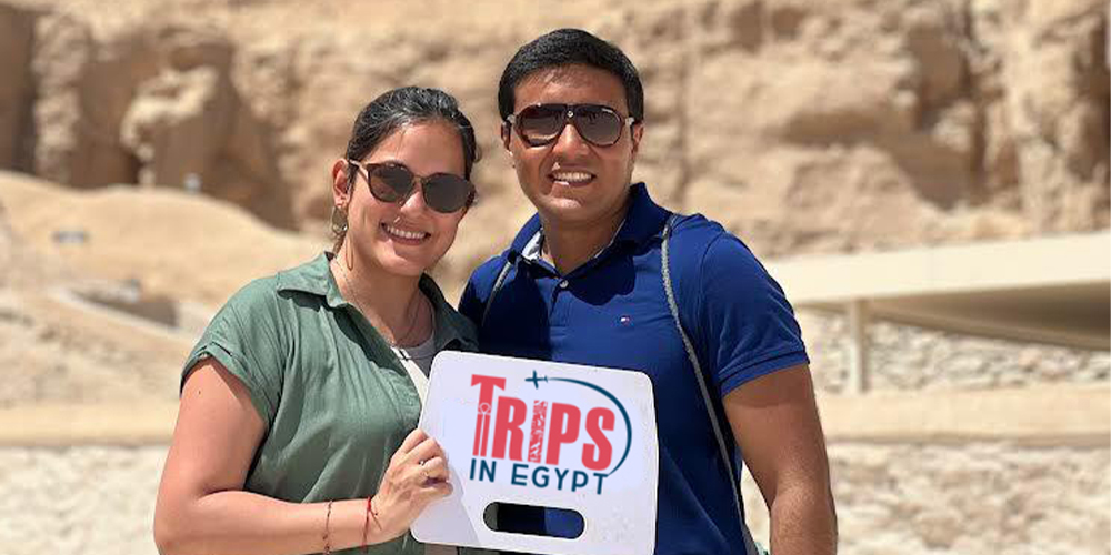 Trips in Egypt Client at the Valley of the Kings - Trips in Egypt