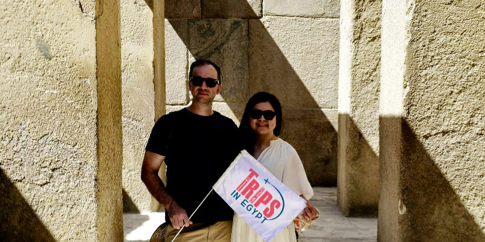 Trips in Egypt Client at Valley Temple - Trips in Egypt