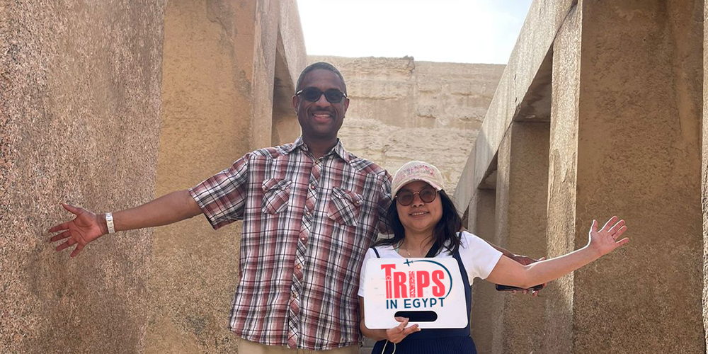 Trips in Egypt Customers at Valley Temple - Trips in Egypt