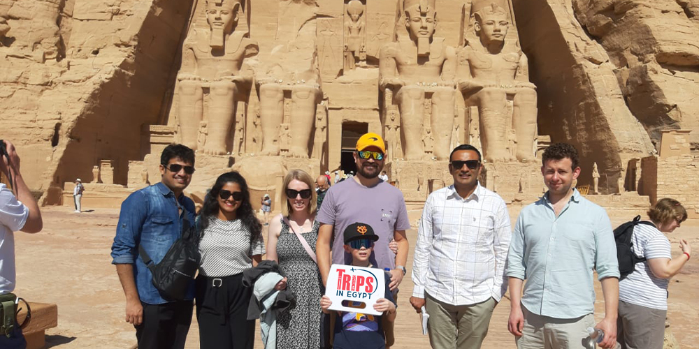 Trips in Egypt Client at Abu Simbel Temple - Trips in Egypt