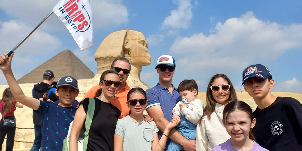 Trips in Egypt Client at Great Sphinx - Trips in Egypt