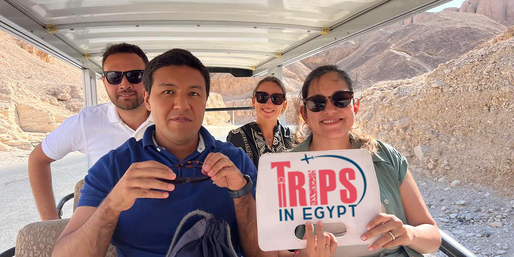 Trips in Egypt Client at Valley of the kings - Trips in Egypt 2