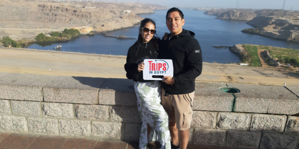 Trips in Egypt Client at Aswan High Dam - Trips in Egypt
