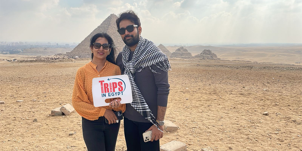 Trips in Egypt Client at Giza Pyramids - Trips in Egypt