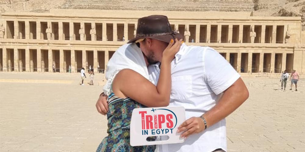 Trips in Egypt Client at Hatshepsut Temple - Trips in Egypt