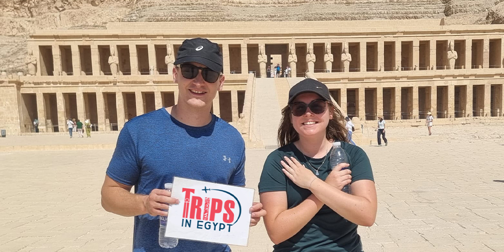 Trips in Egypt Client at Hatshepsut Temple - Trips in Egypt