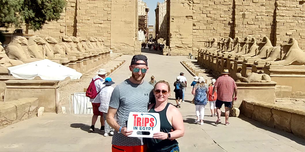 Trips in Egypt Client at Karnak Temple - Trips in Egypt