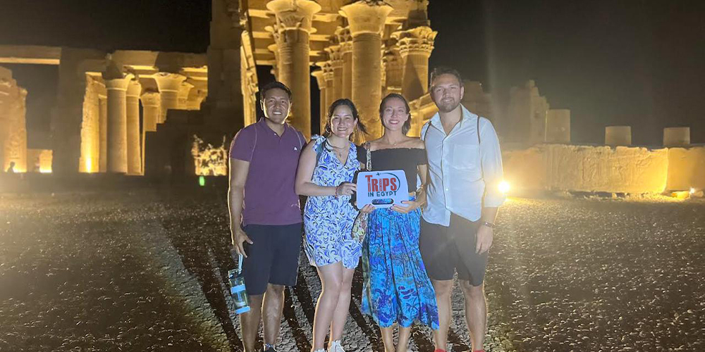 Trips in Egypt Client at Kom Ombo Temple - Trips in Egypt