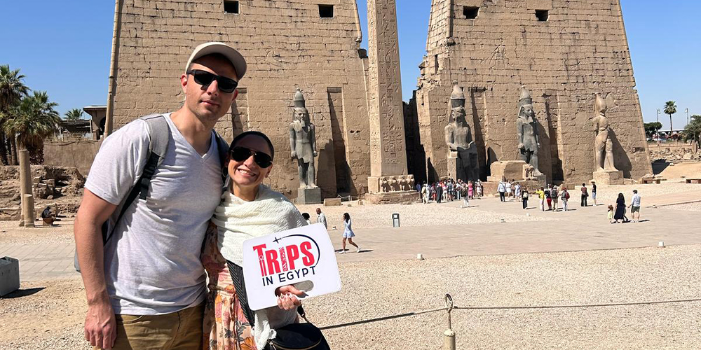 Trips in Egypt Client at Luxor Temple - Trips in Egypt