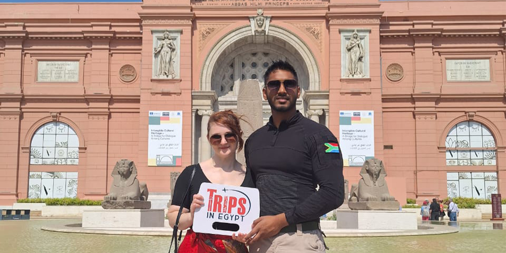 Trips in Egypt Client at the Egyptian Museum - Trips in Egypt
