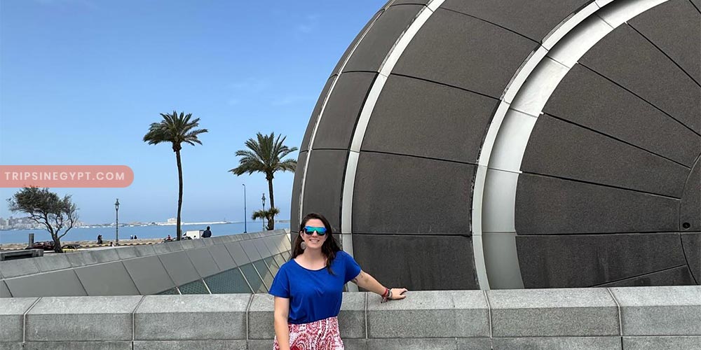 Trips in Egypt Client at Alexandria Library - Trips in Egypt