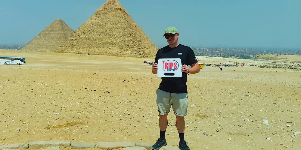 Trips in Egypt Client at Giza Pyramids - Trips in Egypt