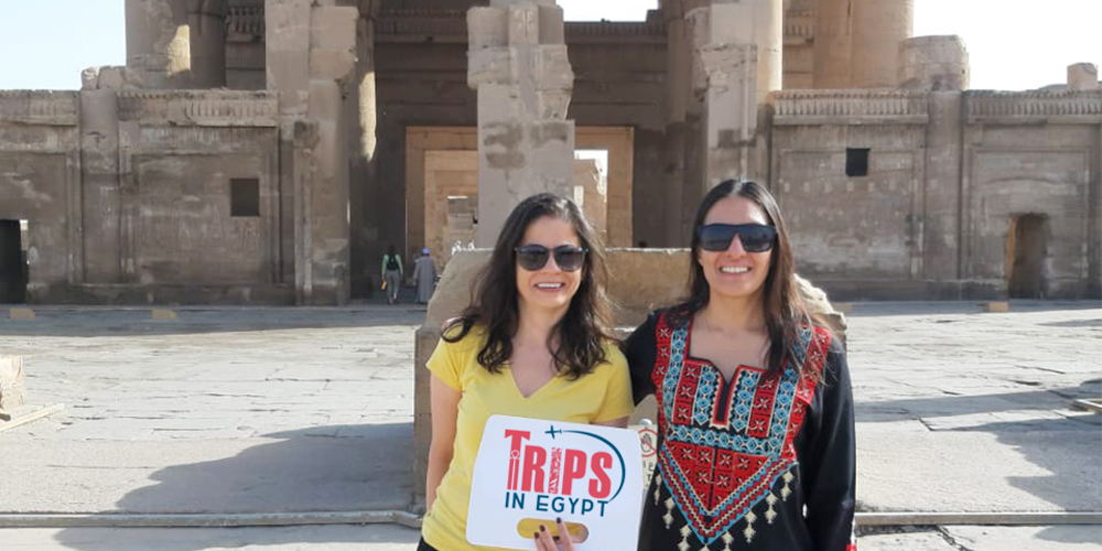 Trips in Egypt Client at Kom Ombo Temple - Trips in Egypt