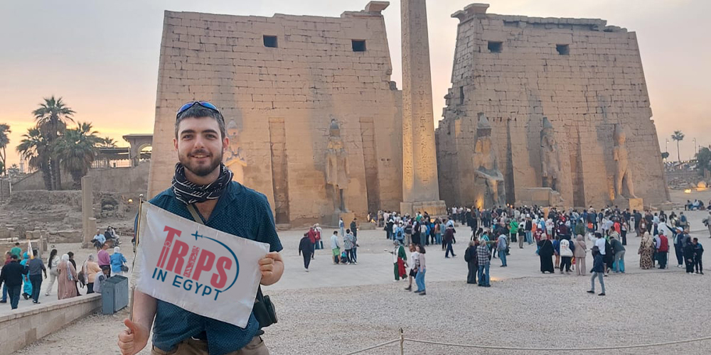 Trips in Egypt Client at Luxor Temple - Trips in Egypt