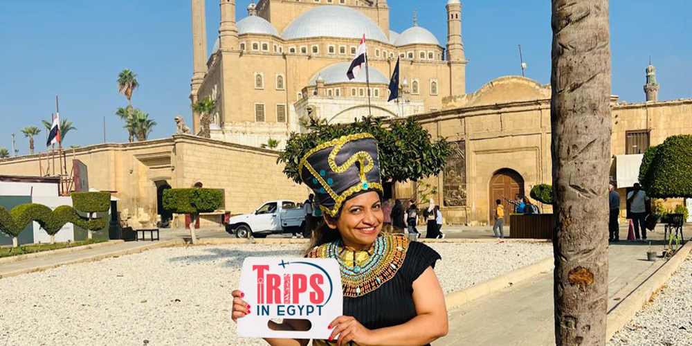 Trips in Egypt Client at Mosque of Mohammed Ali - Trips in Egypt