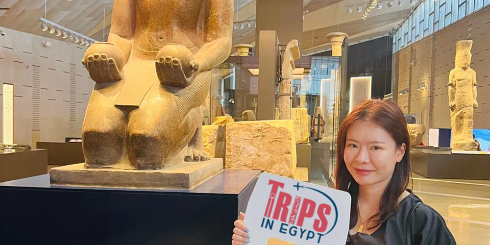 Trips in Egypt Client at The Grand Egyptian Museum - Trips in Egypt