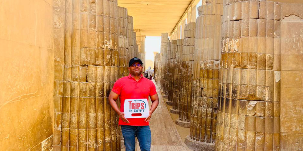 Trips in Egypt Client at Valley Temple - Trips in Egypt