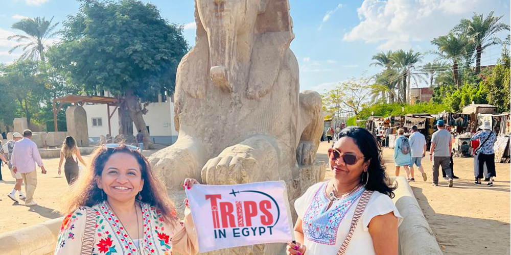 Trips in Egypt Clients at Memphis City Egypt - Trips in Egypt