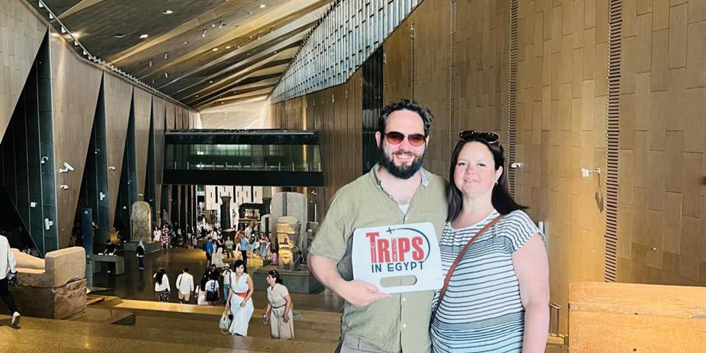 Trips in Egypt Clients at the Grand Egyptian Museum - Trips in Egypt