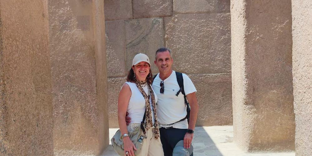 Trips in Egypt Clients at the Valley Temple - Trips in Egypt