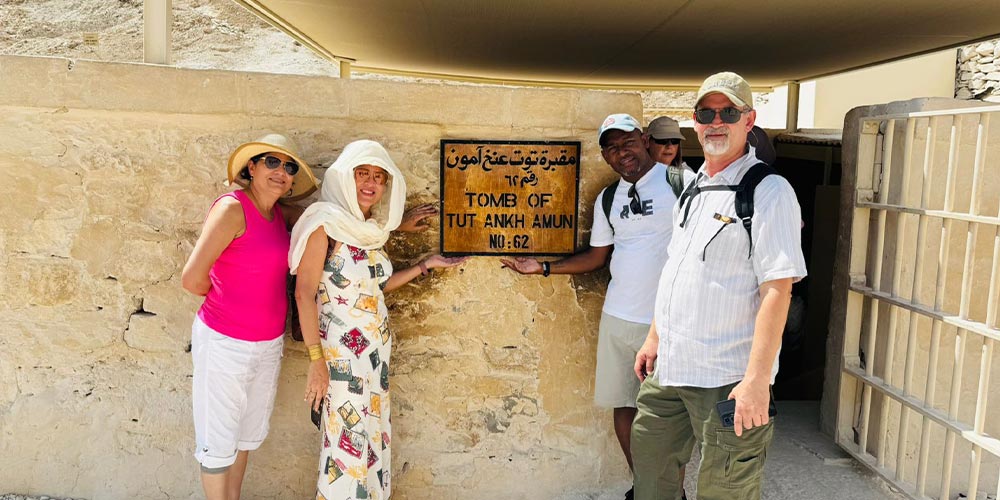 Trips in Egypt Clients at Valley of the Kings - Trips in Egypt