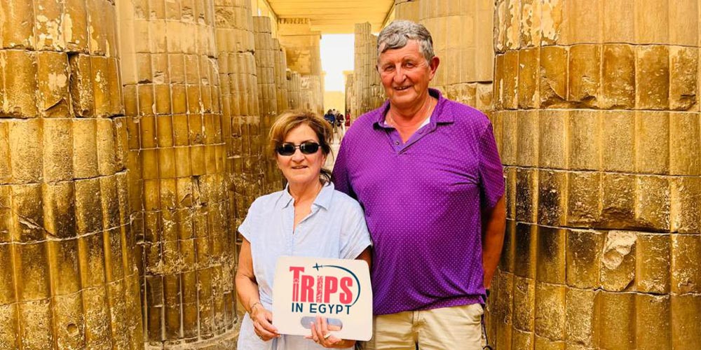 Trips in Egypt Clients at Valley Temple - Trips in Egypt