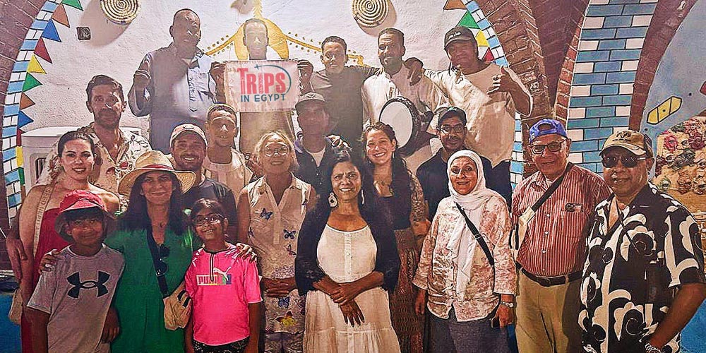 Trips in Egypt Customers at The Nubian Village - Trips in Egypt