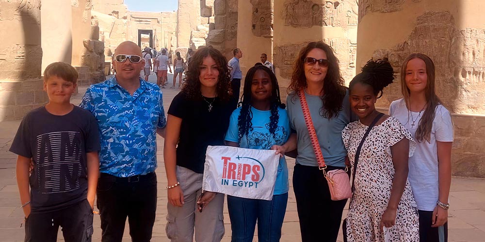 Trips in Egypt Clients at Karnak Temple - Trips in Egypt 1