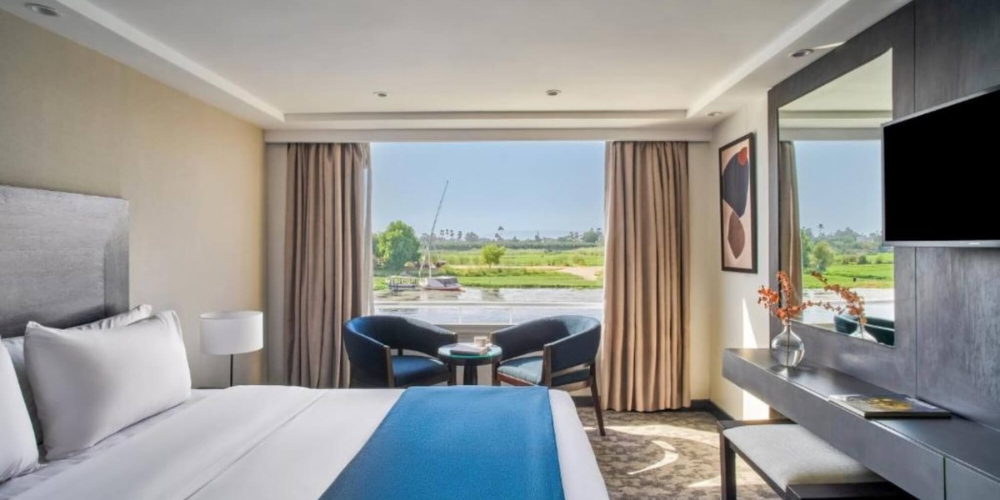 Cabin of Mövenpick MS Royal Lily Nile Cruise – Trips in Egypt