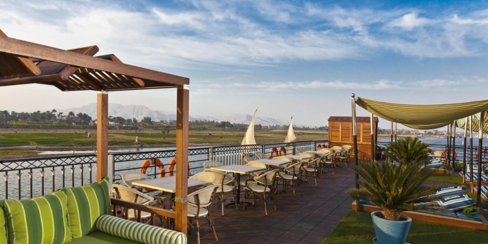 Lounge of Ms Mayfair Nile Cruise - Trips in Egypt