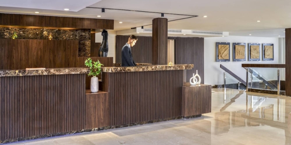 Reception Desk of Movenpick Ms Royal Lily Nile Cruise - Trips in Egypt